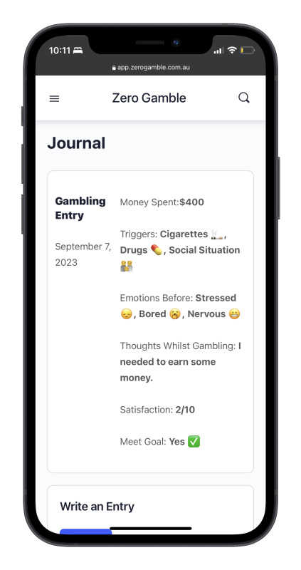 Gambling Journal